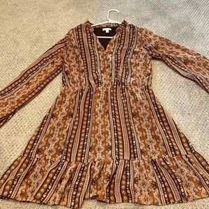 Floral ruffled dress